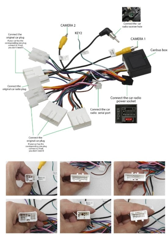 A-Sure Radio accessories Toyota Tacoma Kabelbaum Autoradio