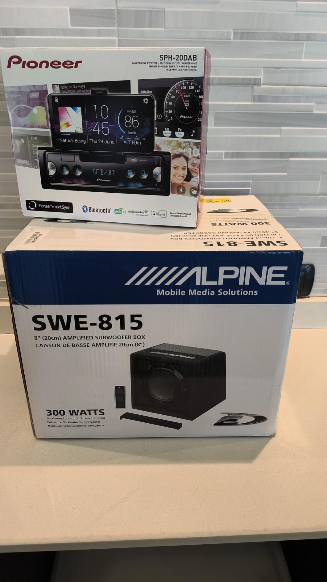 Pioneer SPH-20DAB Autoradio 1-DIN DAB+ Bluetooth USB Single