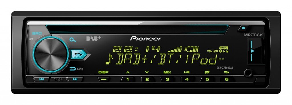 Pioneer DEH-X7800DAB 1-DIN Autoradio Single CD DAB+