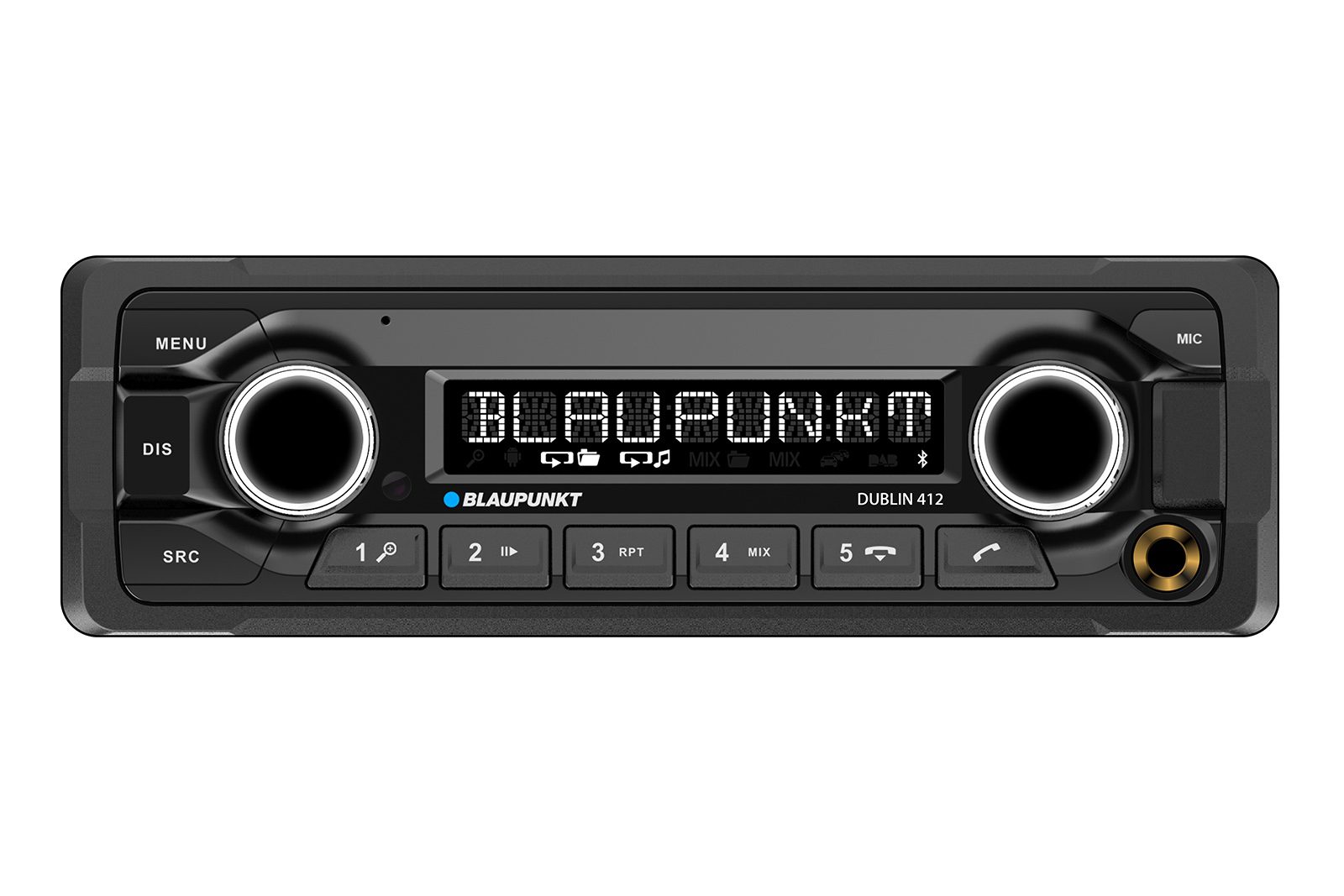 Blaupunkt Dublin 412 Autoradio 12V FM Bluetooth Heavy Duty