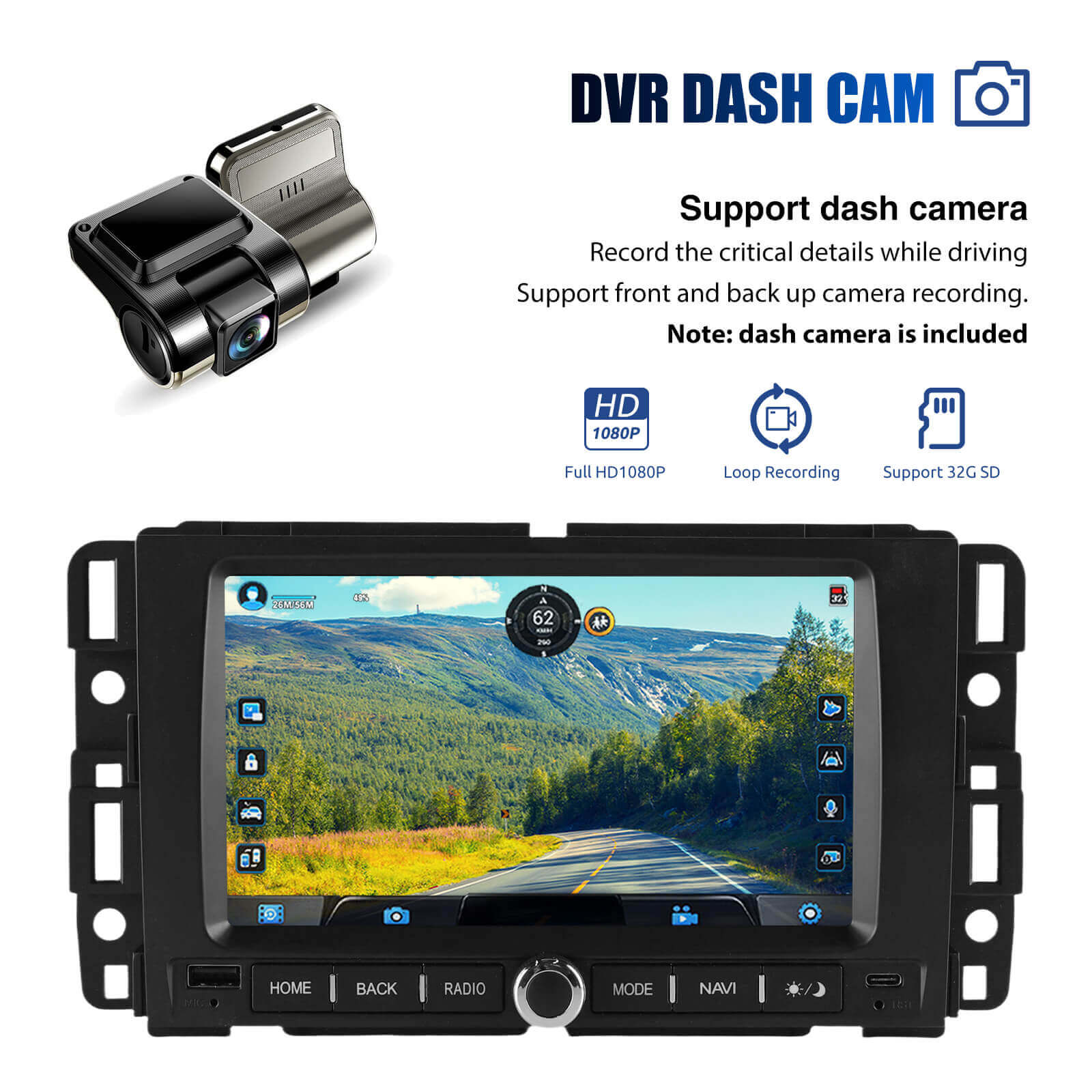 ESSGOO AR7001 Chevrolet GMC Autoradio 7 Zoll Android