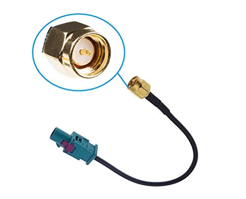 TAFFIO adaptors Fakra-SMA Antennen Adapter Kabel 15cm