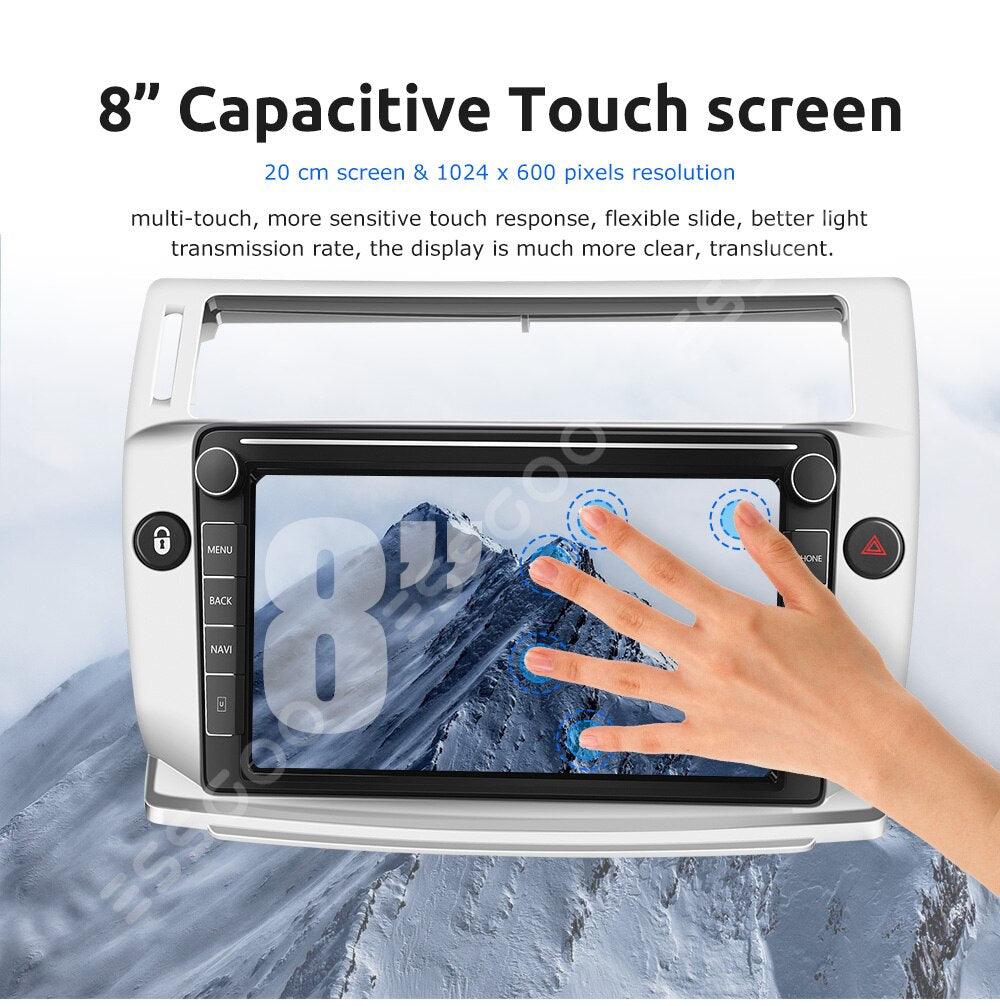 ESSGOO Car Stereo Citroen C4 Autoradio 2G 32G Carplay