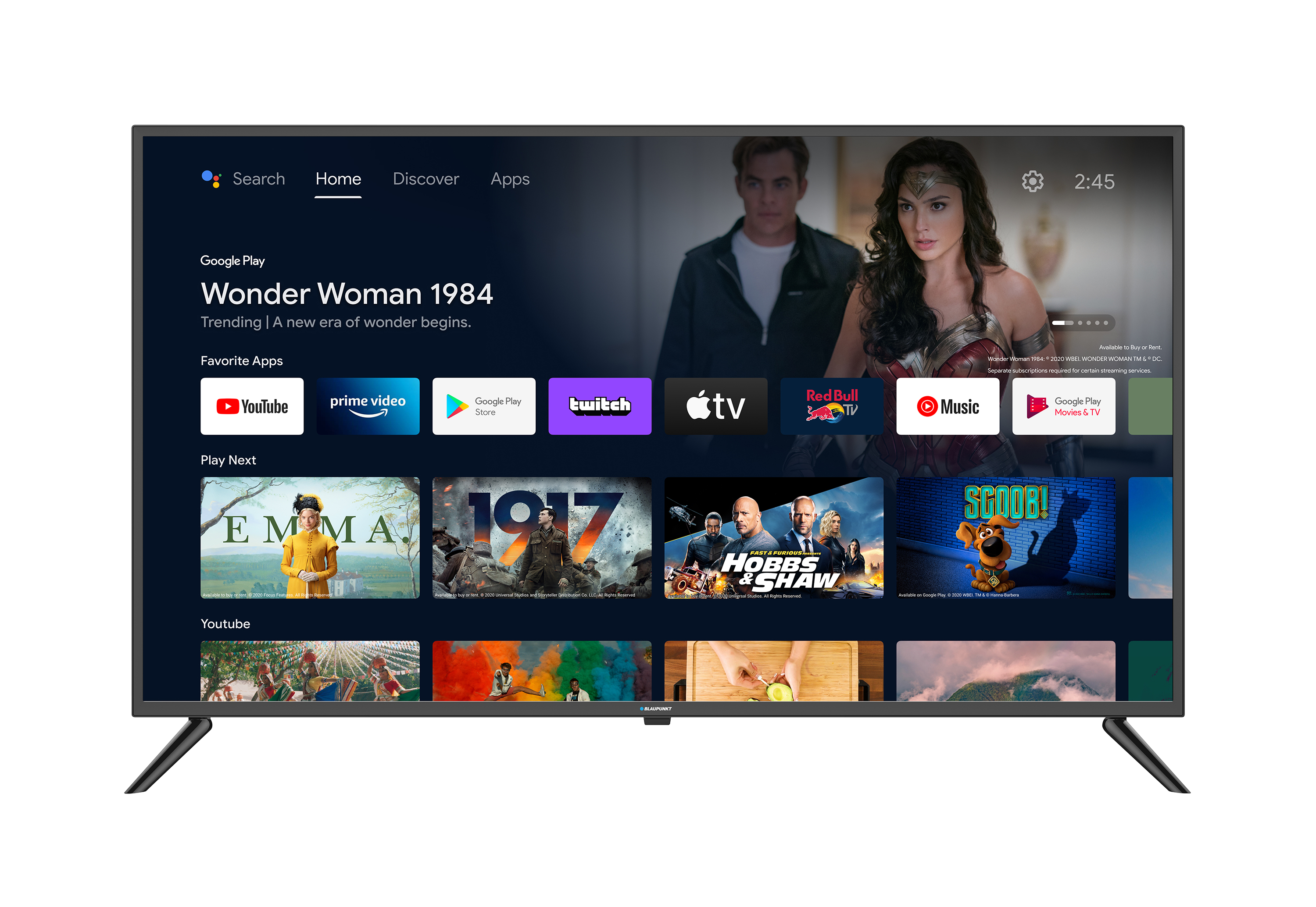 Blaupunkt BP400FSG9700 Smart TV 40 Zoll Full HD Android