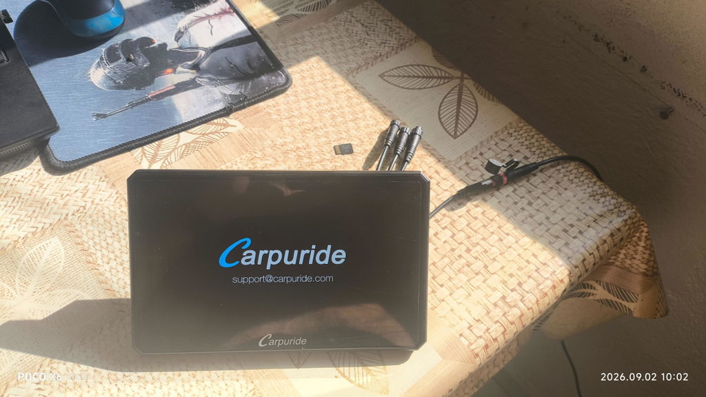 Carpuride W712D Motorrad CarPlay-Display 7 Zoll Dashcam