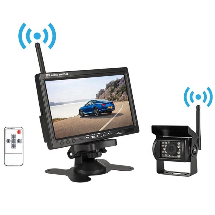 ESSGOO Accessories Funk Rückfahrkamera LKW Einparkhilfe Set