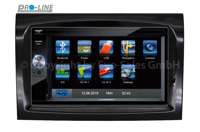 Blaupunkt Camper 370 2-DIN Autoradio Fiat Ducato