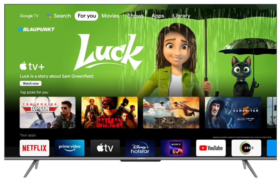 Blaupunkt 55QD7020 55 Zoll QLED 4K Smart Google TV