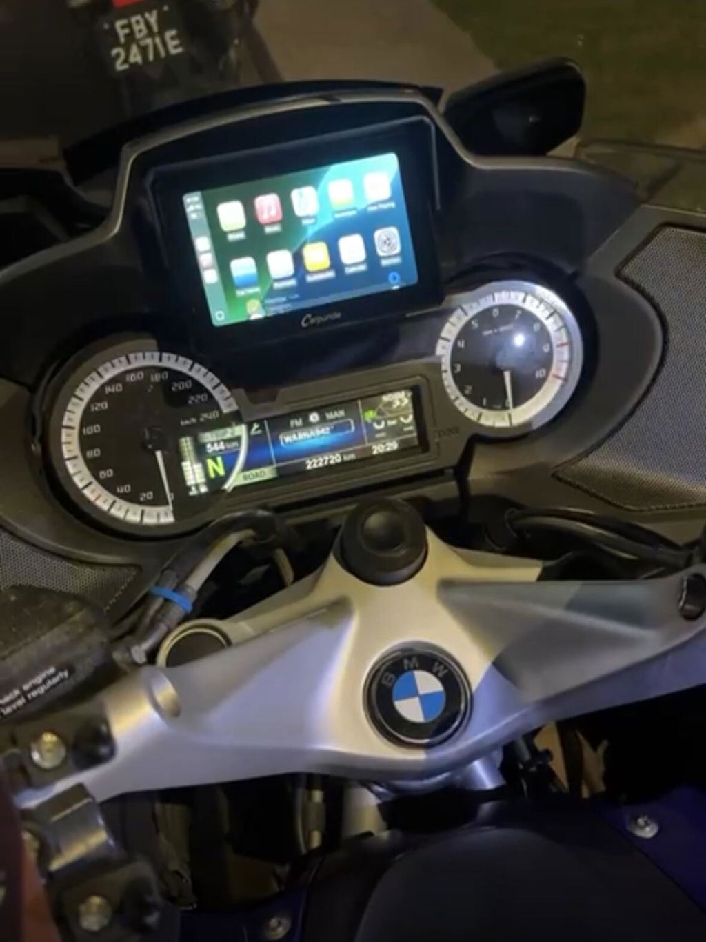 Carpuride W702B Pro Motorrad Display 7 Zoll IP67