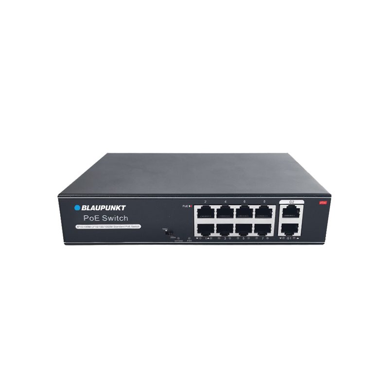 Blaupunkt BP-SWP-8EP2GL-120 PoE Switch 10-Port