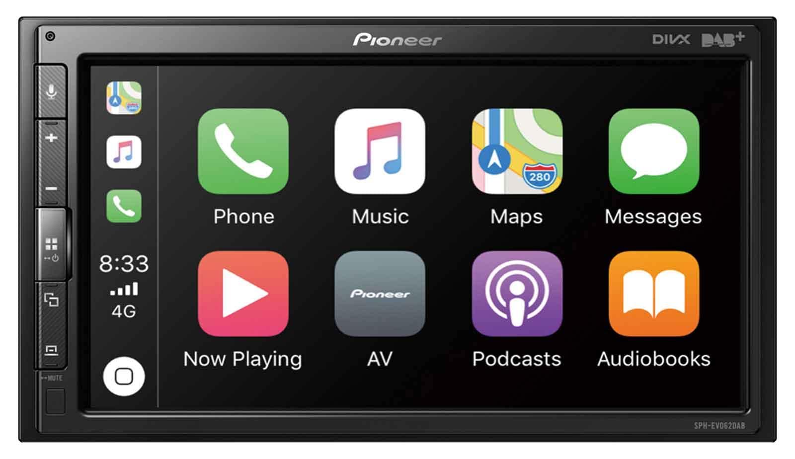 Pioneer SPH-EVO62DAB-CLIO Autoradio Clio IV 6,8 Zoll CarPlay