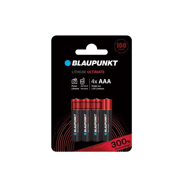 Blaupunkt Batteries Lithium Ultimate AAA Batterien