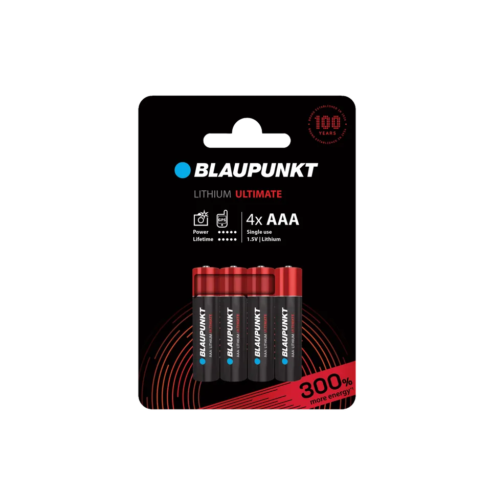 Blaupunkt Lithium Ultimate AAA Batterien Lithium