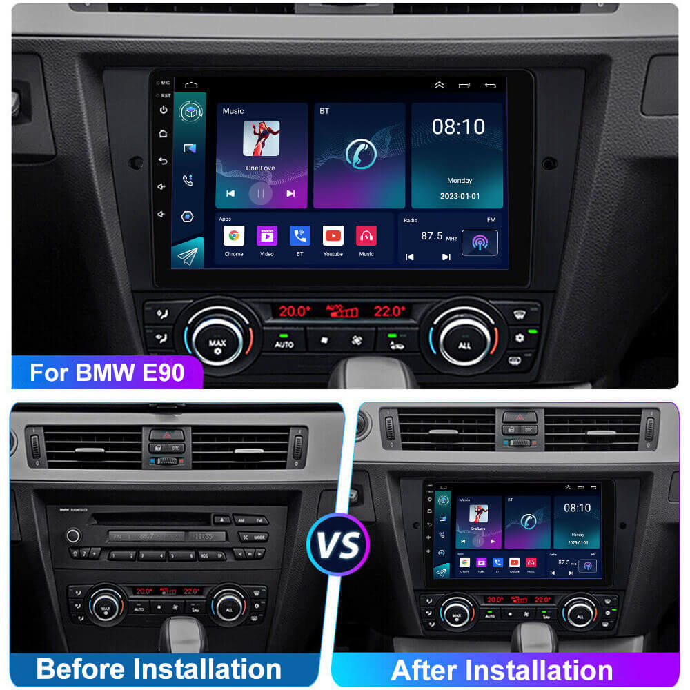 ESSGOO Car Stereo Autoradio BMW 3er E90-E93 9 Zoll