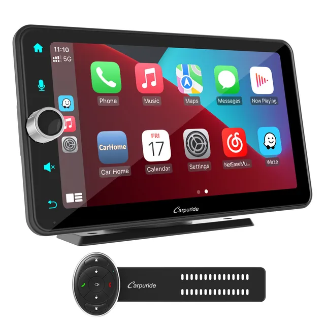 Carpuride W706 Autoradio 7 Zoll CarPlay mit Lenkradsteuerung