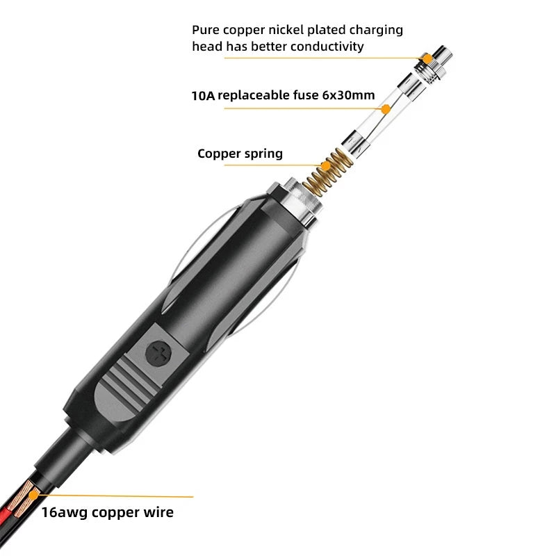 Carpuride Kfz-Ladegerät Zigarettenanzünder 2xUSB 20W