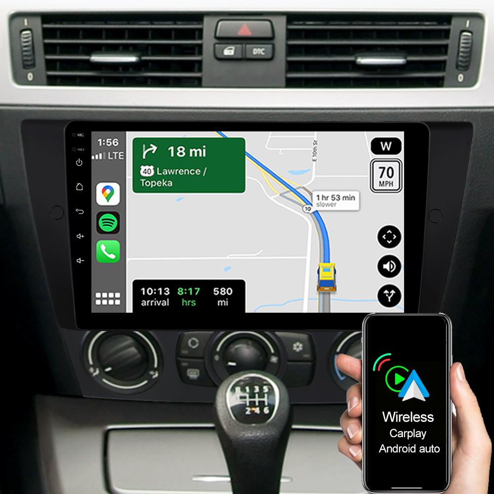 A-Sure GPS BMW E90 Autoradio 4+64GB Android 10 4G LTE