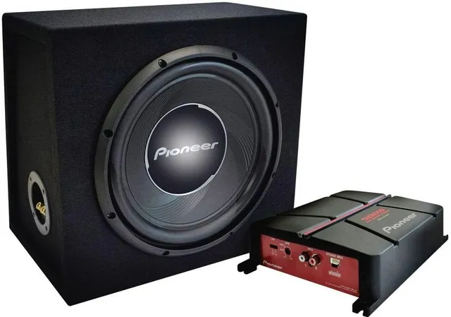 Pioneer GXT-3730B Gehäusesubwoofer 30cm 1400W mit Verstärker