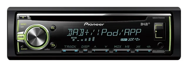 Pioneer DEH-X6800DAB 1 DIN Autoradio mit DAB+ inkl. Antenne