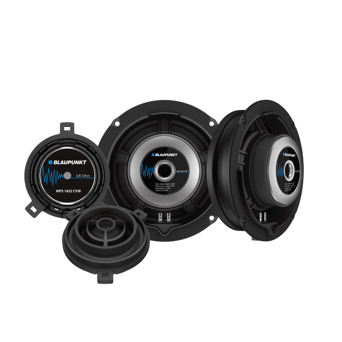 Blaupunkt Car Multimedia MPS 1652 CVW Lautsprecher 120W
