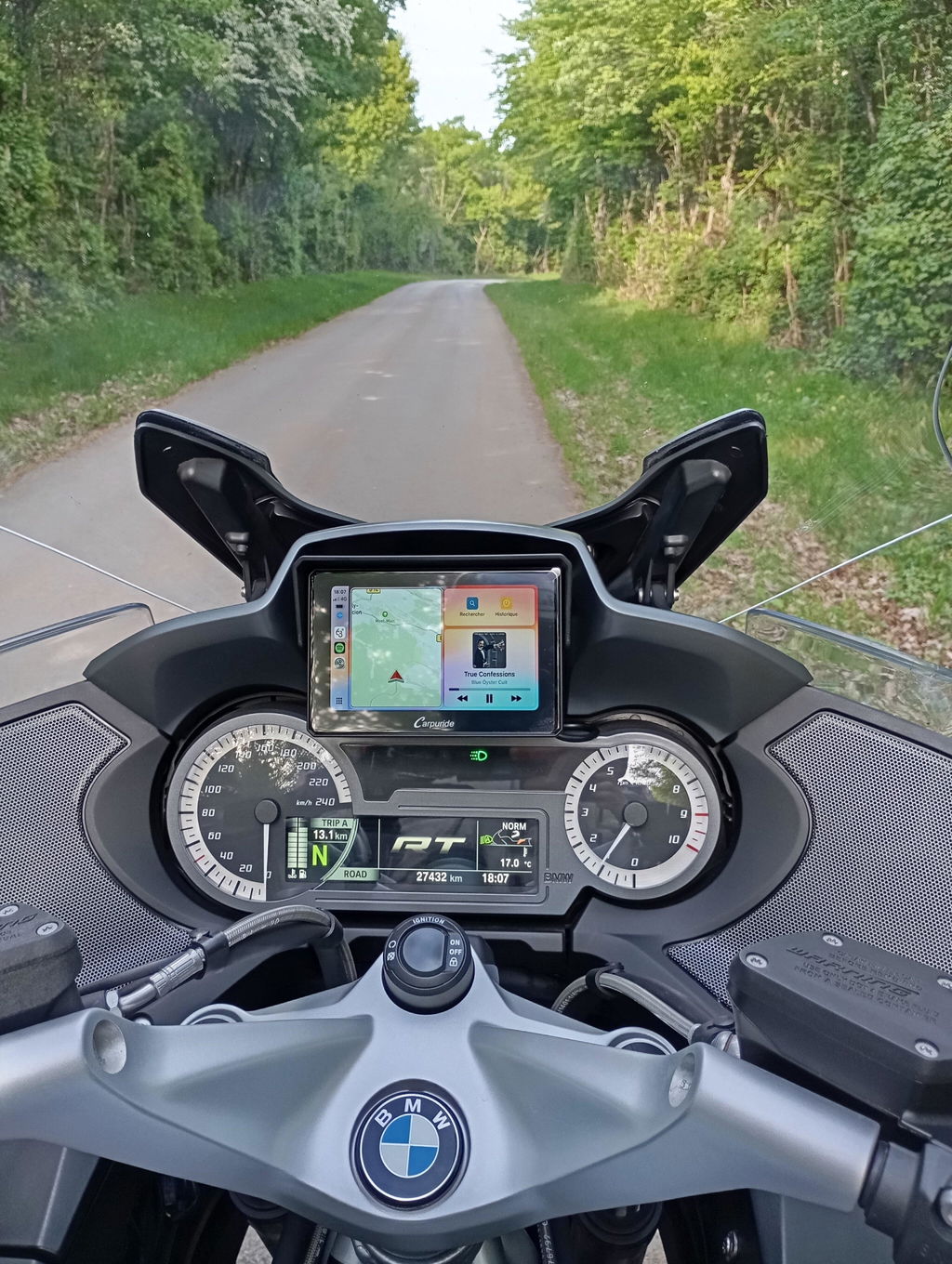 Carpuride W702B Pro Motorrad Display 7 Zoll IP67