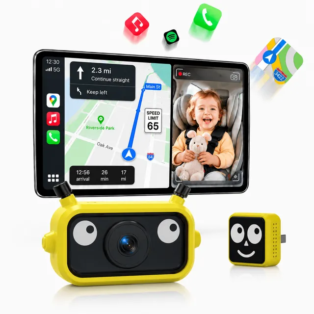 LAMTTO Carplay RC38 Babykamera Auto Wireless-Adapter 1080P