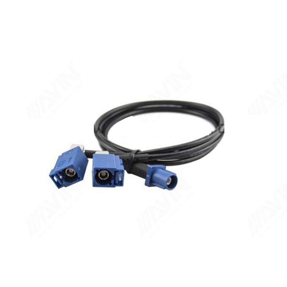 TAFFIO Adaptors FAKRA GPS Antennenadapter Doppel-Fakra Splitter 35cm