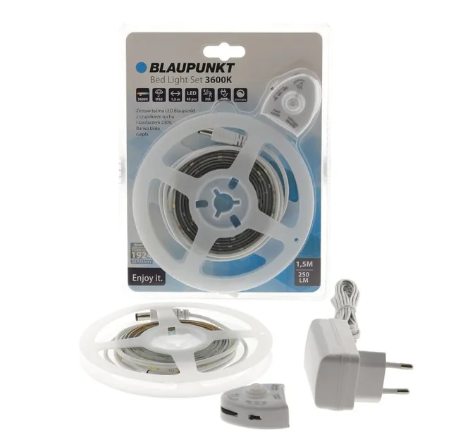 Blaupunkt LED-Strip mit Bewegungsmelder Bett Warmweiß