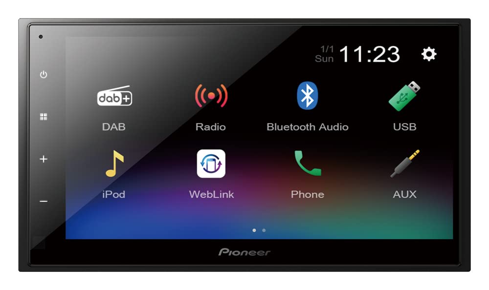 Pioneer DMH-A340DAB Autoradio 2-DIN Touch DAB+ Antenne Bluetooth