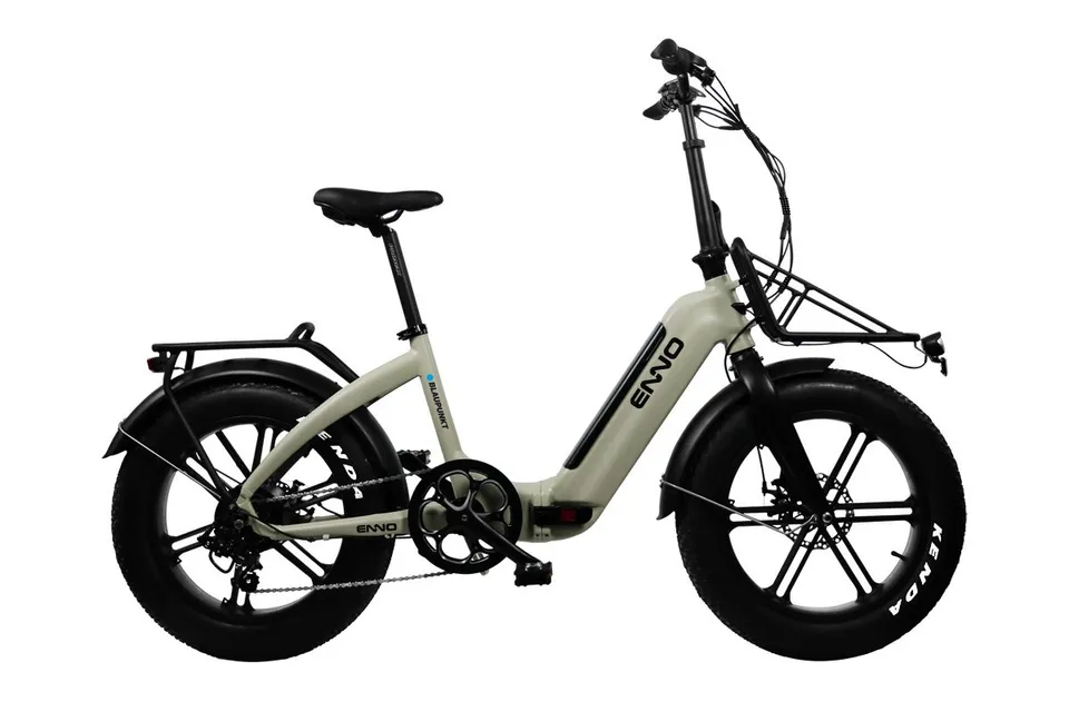 Blaupunkt Enno E-Bike klappbar 20 Zoll Fatbike 80 km