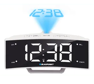 Blaupunkt CRP7WH Radiowecker Projektion USB weiß