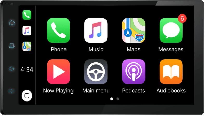 Blaupunkt Yokohama 970 WiFi Autoradio Toyota CarPlay-Display