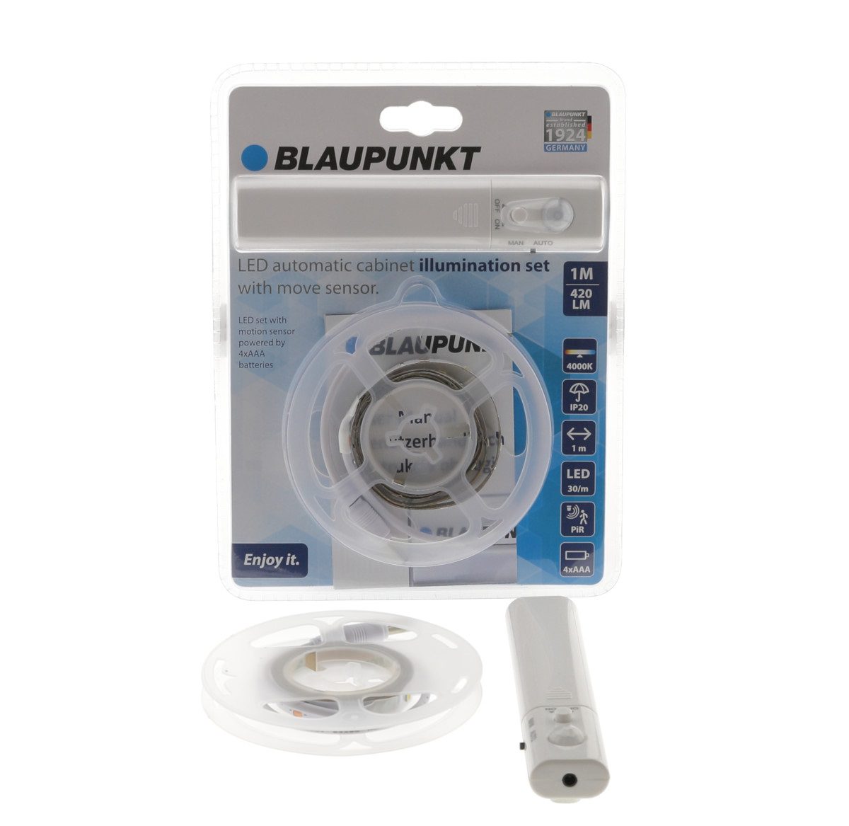 Blaupunkt LED Band mit Bewegungsmelder für Schrank