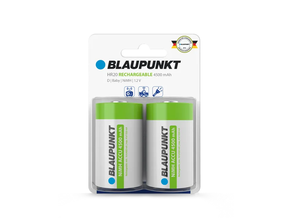 Blaupunkt Batteries HR20 Akku Mono D wiederaufladbar