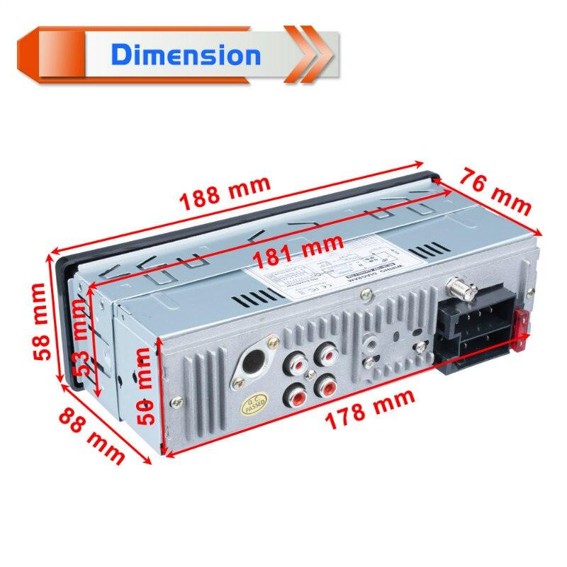 ESSGOO Car Stereo Vintage 1-DIN Autoradio DAB Bluetooth USB
