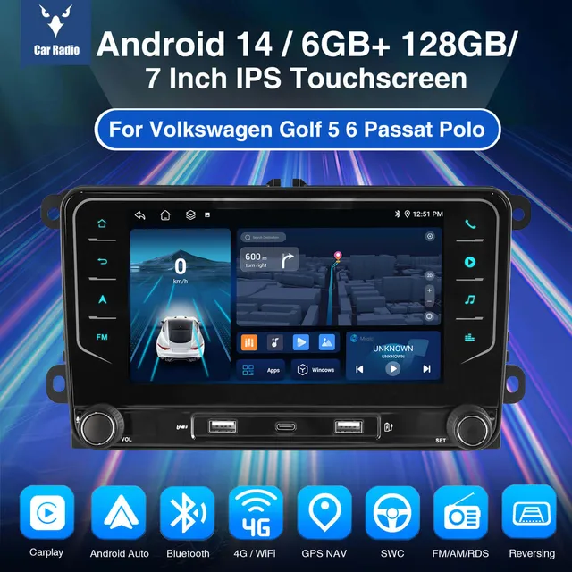 ESSGOO Car Stereo AR7002 7 Zoll IPS MP5 Bluetooth Autoradio