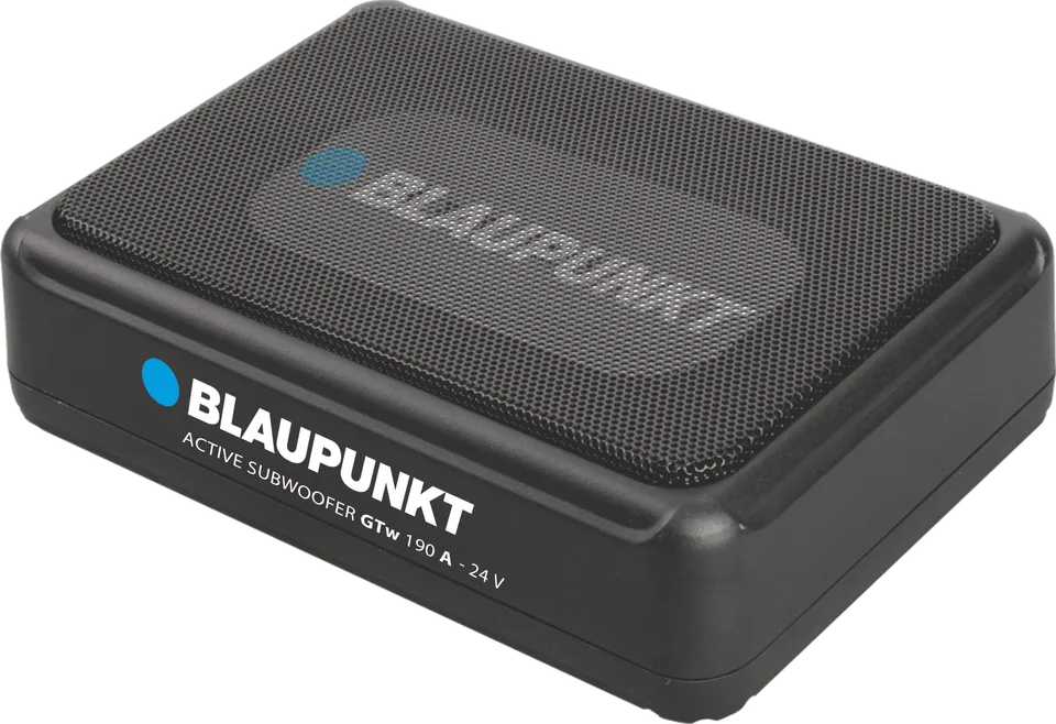 Blaupunkt GTw 190 A Subwoofer aktiv Untersitz 24V Nachrüstung