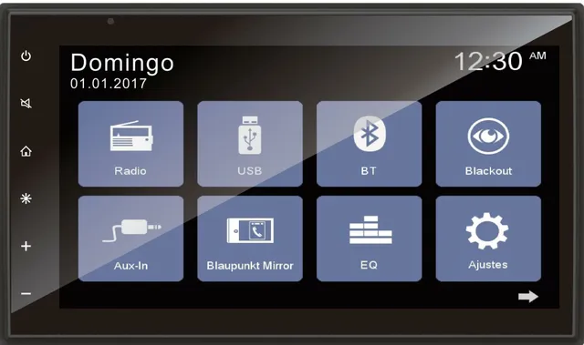 Blaupunkt San Pedro 800 Autoradio Suzuki CarPlay-Display