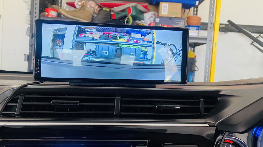 Carpuride W903 CarPlay-Display 9,3 Zoll mit Frontkamera DVR
