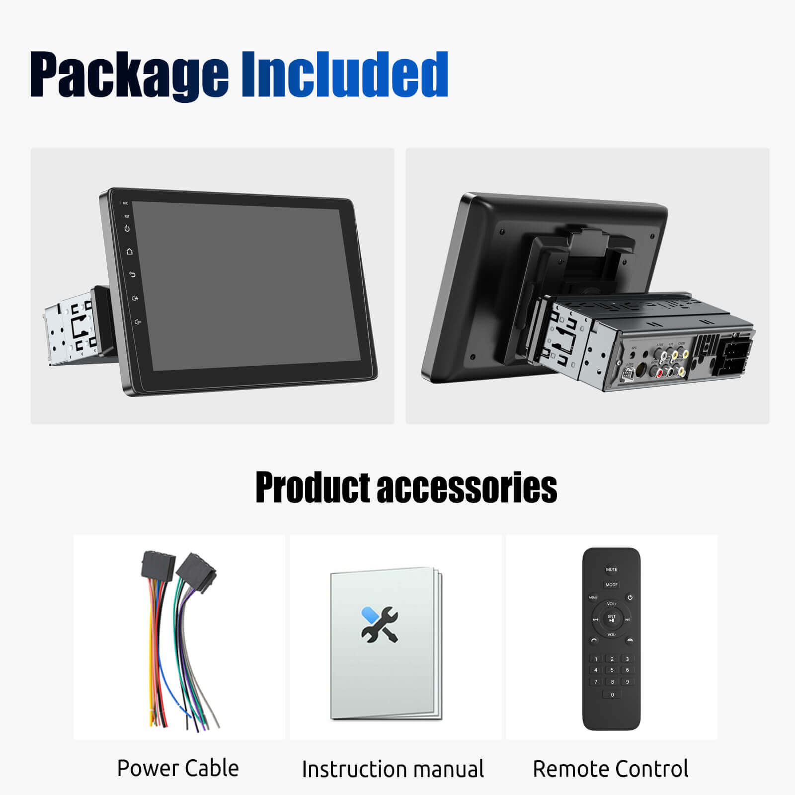 ESSGOO Portable CarPlay 9013w CarPlay-Display 9 Zoll