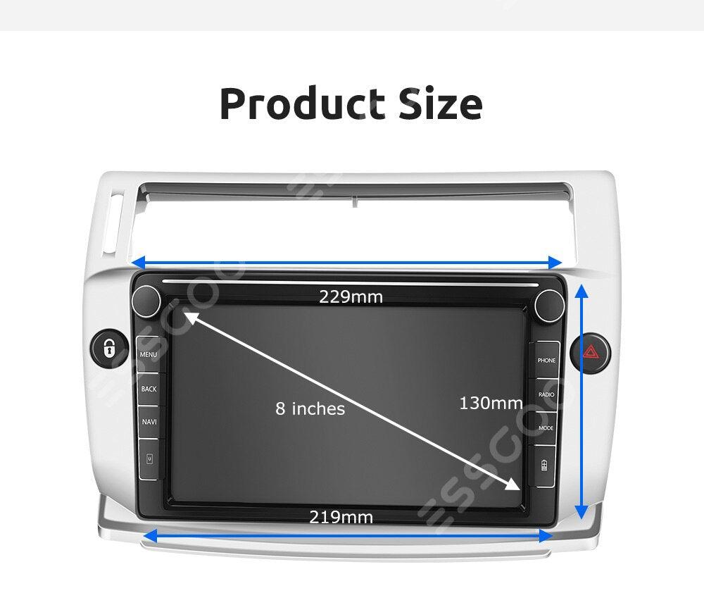 ESSGOO Car Stereo Citroen C4 Autoradio 2G 32G Carplay