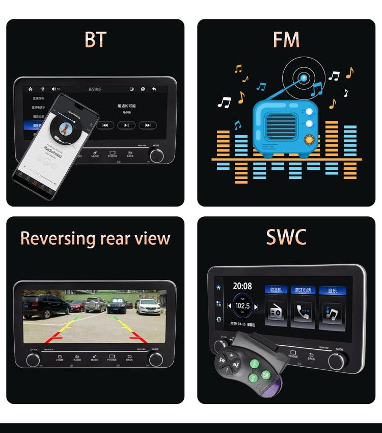 ESSGOO Car Stereo 10,25 Zoll Autoradio CarPlay Kamera