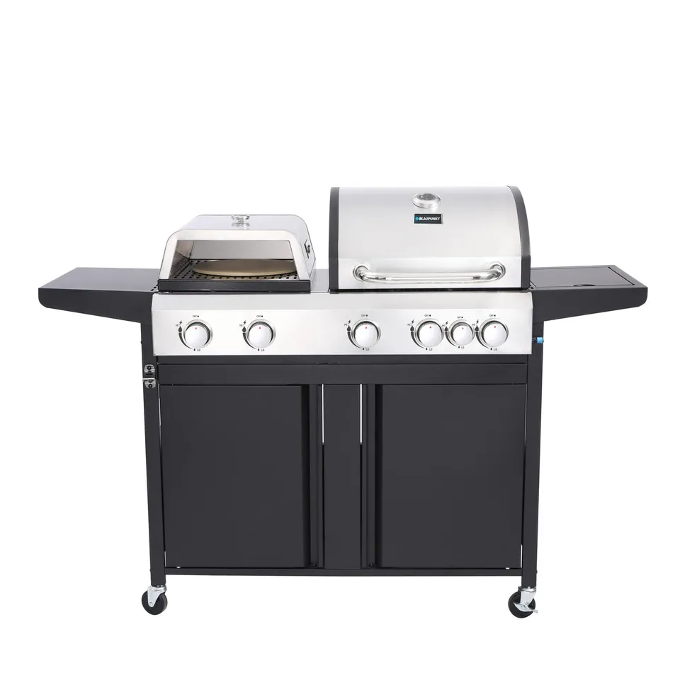 Blaupunkt GG501P Gasgrill 3 Brenner Pizza-Modul