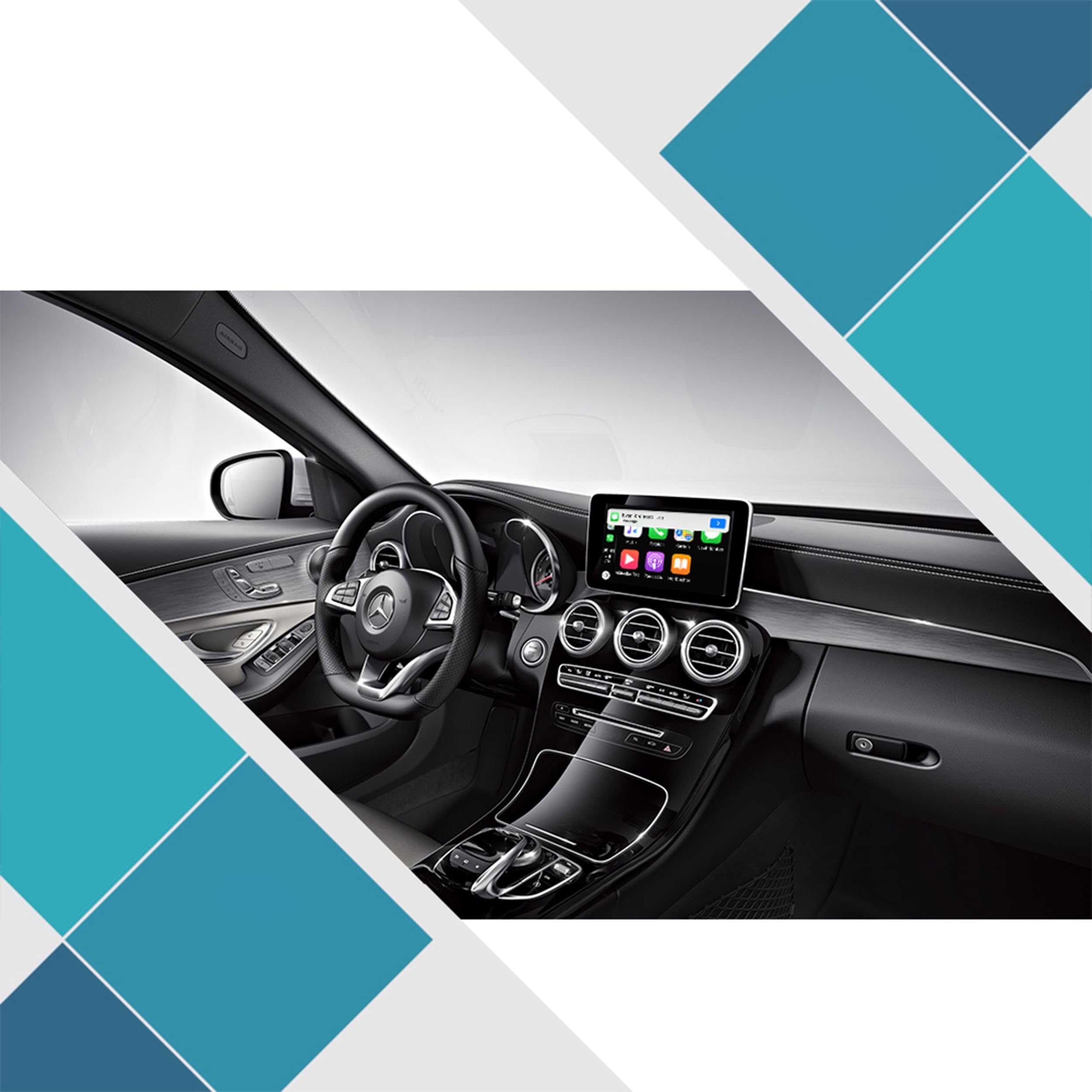 TAFFIO Mercedes NTG5 CarPlay Android Auto Modul Nachrüstung