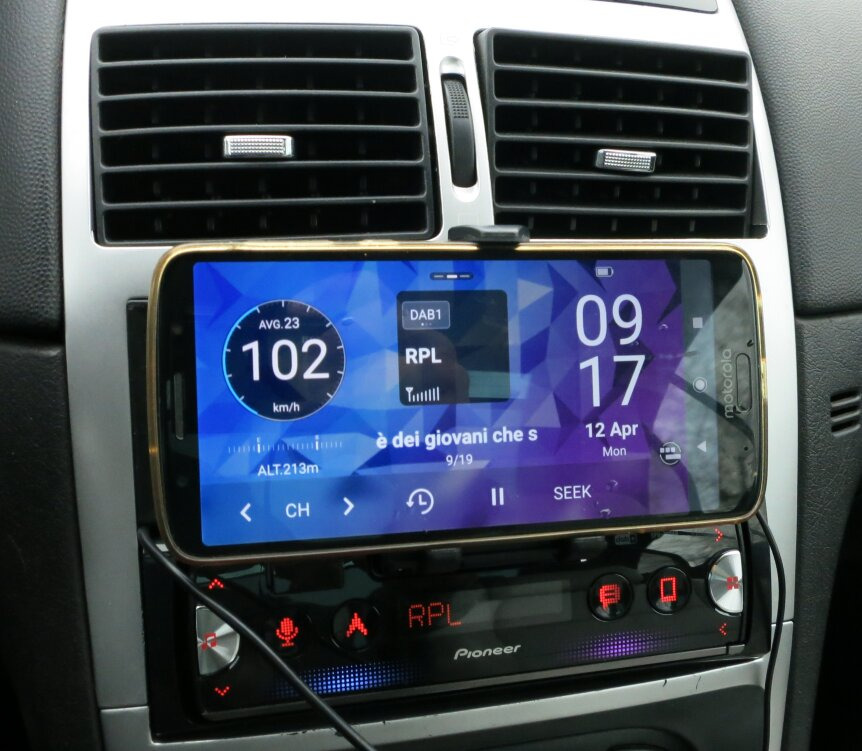 Pioneer SPH-20DAB Autoradio 1-DIN DAB+ Bluetooth USB Single