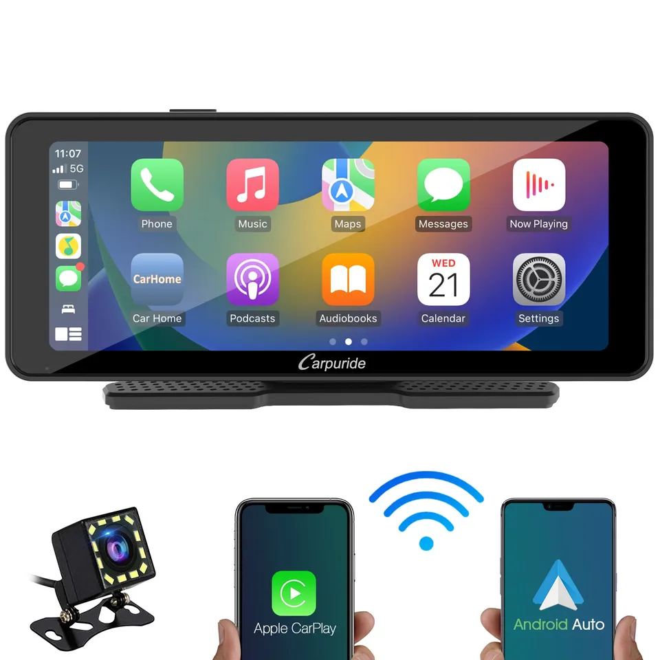 Carpuride W609 Car Smart Stereo Carplay-Display 6,86 Zoll Kamera