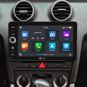 Dynavin 9 Audi A3 Autoradio mit CarPlay-Display