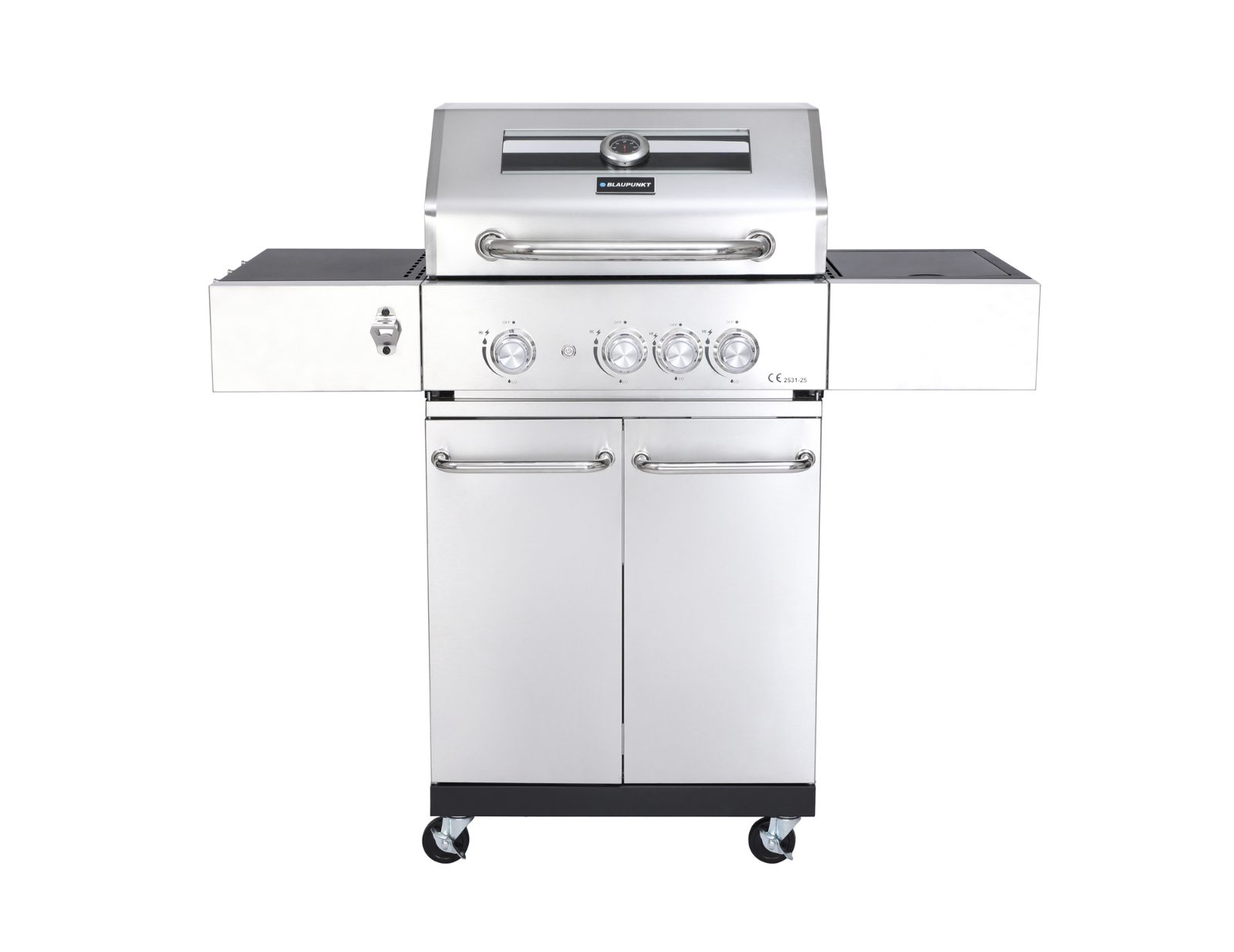 BLAUPUNKT GG321 Gasgrill 3-Brenner mit Seitenbrenner