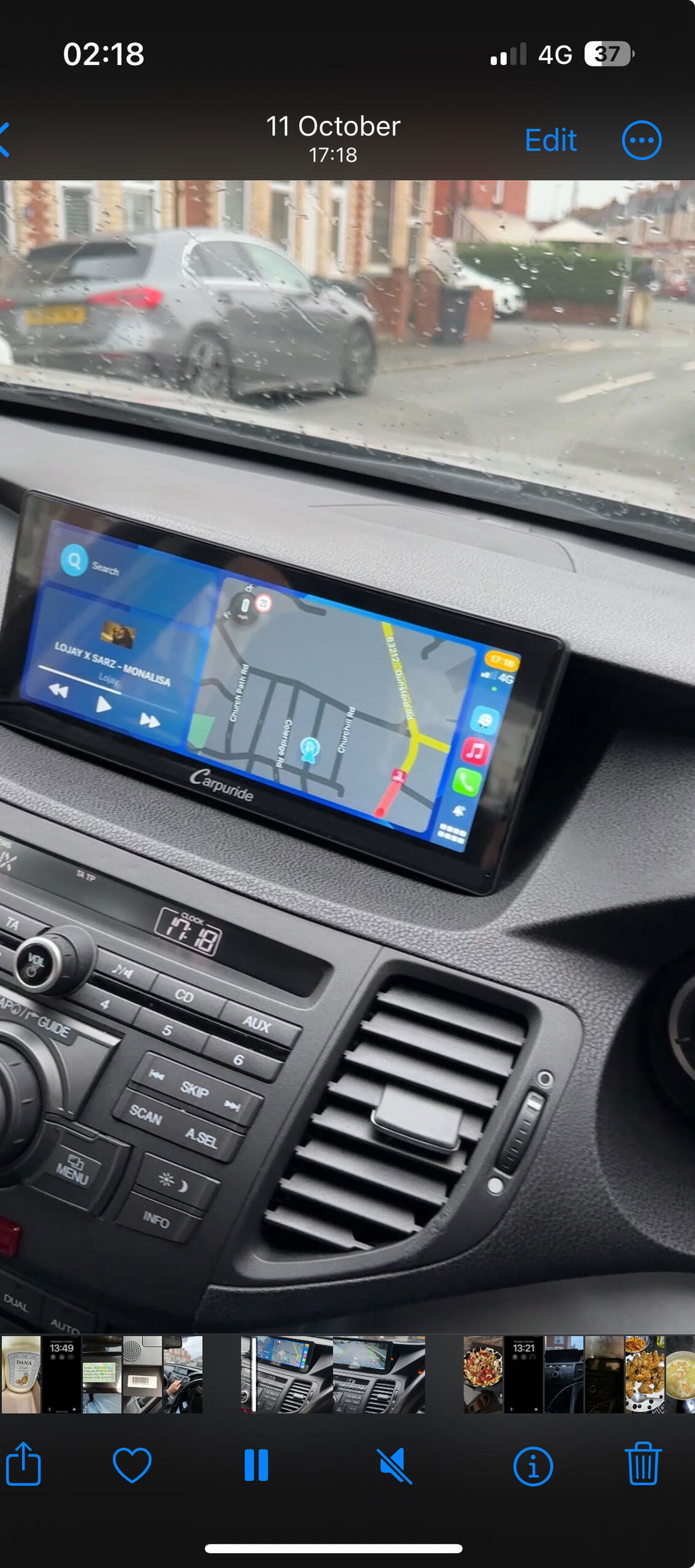 Carpuride W103 Pro CarPlay-Display 10,3 Zoll mit Rückfahrcam