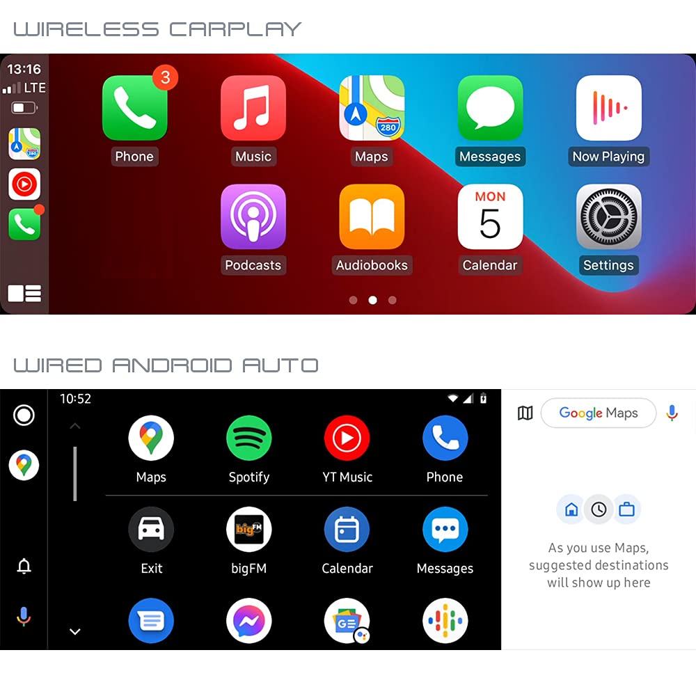 TAFFIO Audi A6 MMI 2G High 8,8 Zoll CarPlay-Display Android